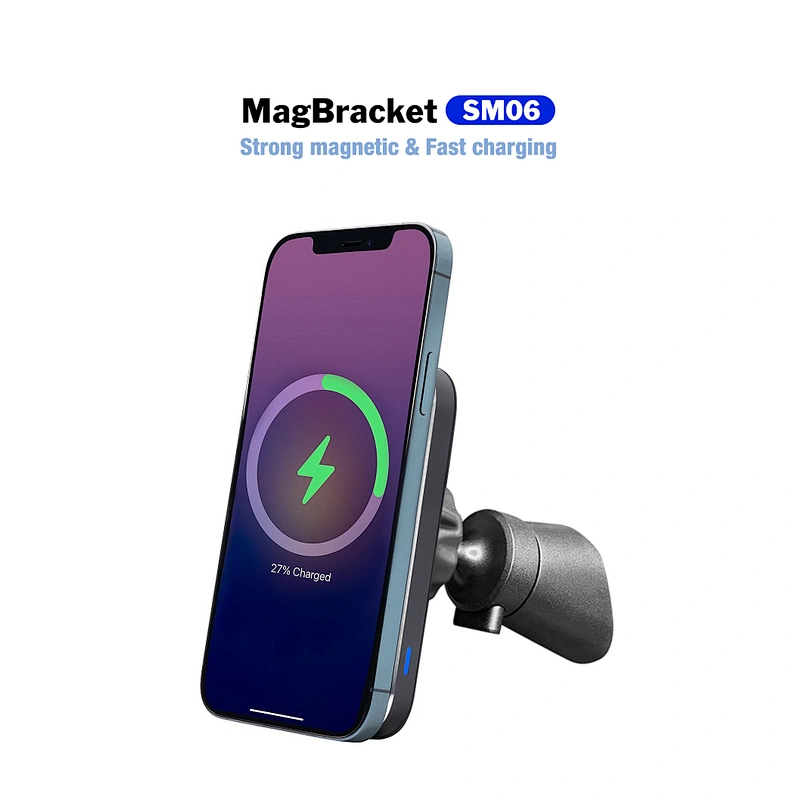 Magsafe car mount wireless charger