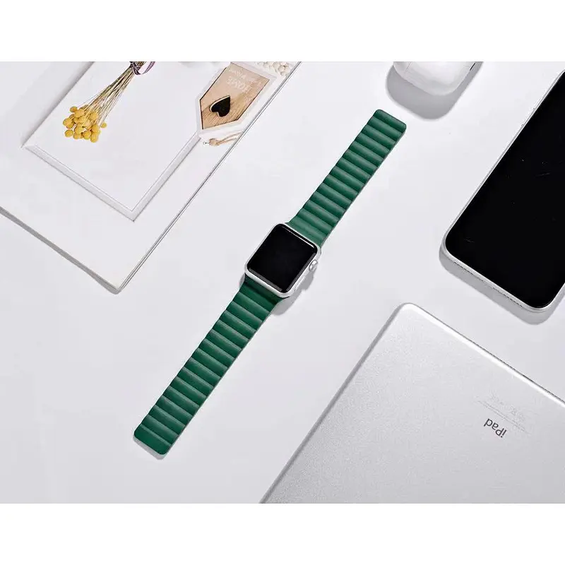 magetic silicone iwatch strap