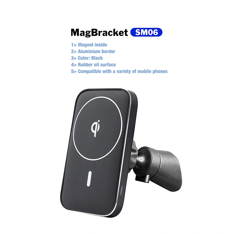 Magsafe car mount wireless charger