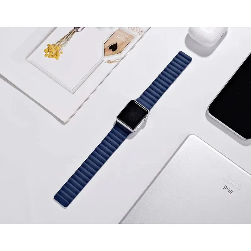 magetic silicone iwatch strap