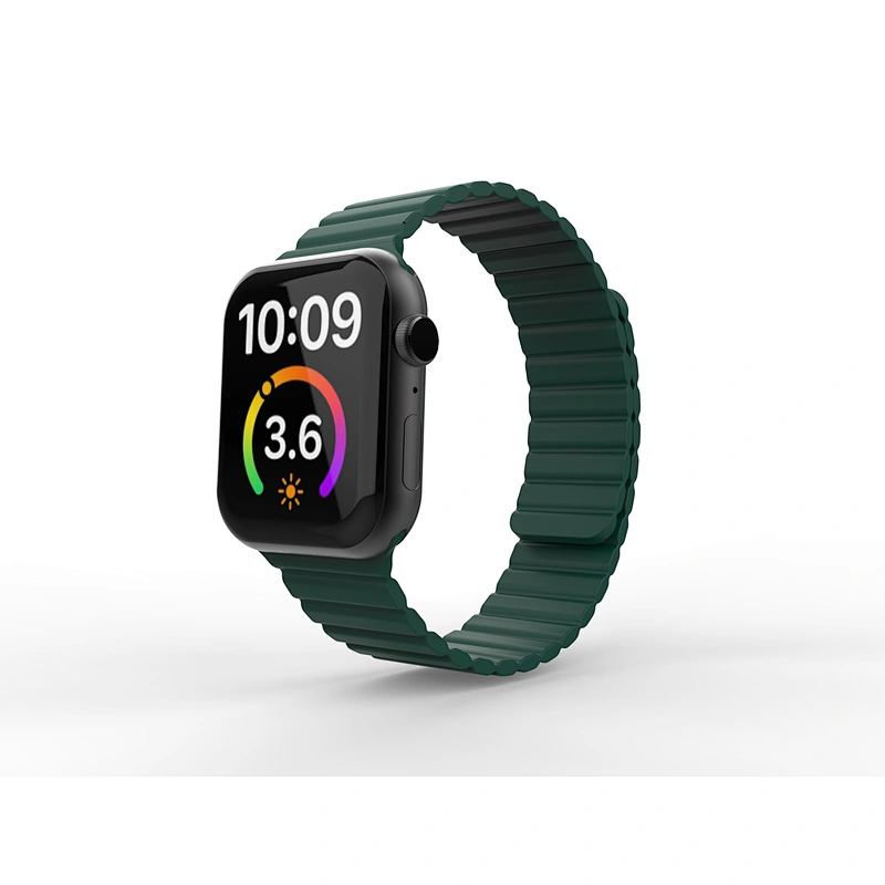 magetic silicone iwatch strap