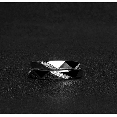 Plain new model wedding gay boy ring 925 sterling silver