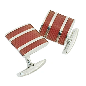 Guangzhou Replica Metal Bulk Enamel Stainless Steel Cufflink For Men