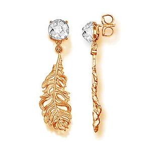 Fancy top jewelry saudi arabia gold earring design for women