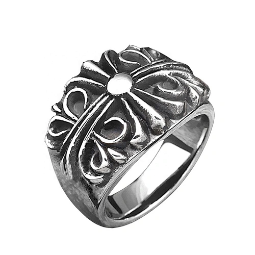 Cheap wedding signet wholesale stainless steel biker ring for men