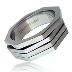 Hot sale stylish titanium stainless steel wholesale stack rings