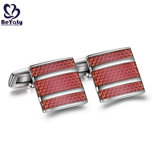 Guangzhou Replica Metal Bulk Enamel Stainless Steel Cufflink For Men