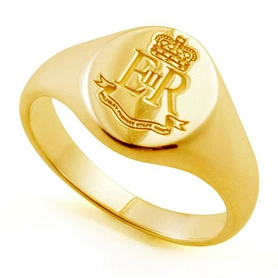 New Model Letter Pattern Custom Design Military Signet Ring