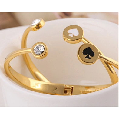 Discount cheap 316l stainless steel men's jewelry poker bracelet blank