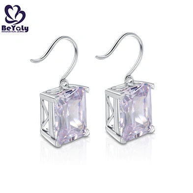 New model ladies silver fashion earings for women 2019