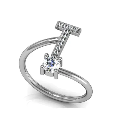 Stylish index full knuckle letter r finger ring set