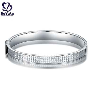 Classic Stainless Steel Square Convex Cut Design Bracelet Unisex