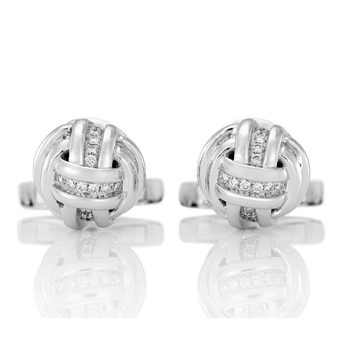 Beautiful knot design 925 sterling silver fashion earing