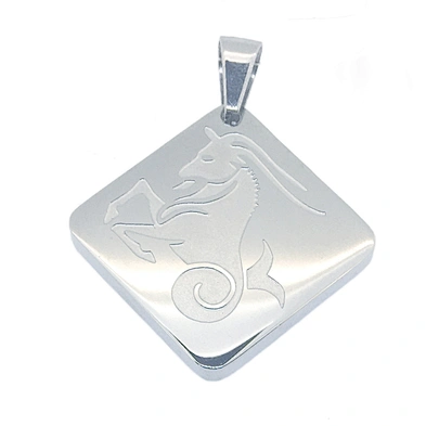 Wholesale custom design square unicorn necklace