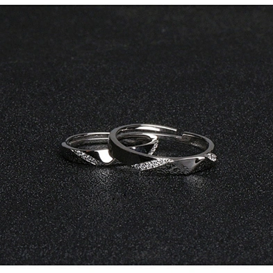 Plain new model wedding gay boy ring 925 sterling silver