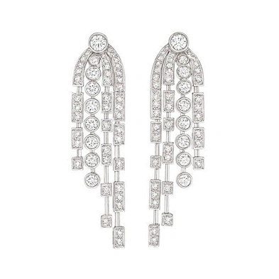 Brilliant Crystal Chandelier Silver Brand Name Earring