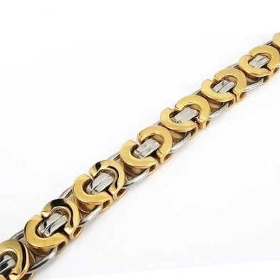 Hot sale fashion heart stainless steel gold bracelet
