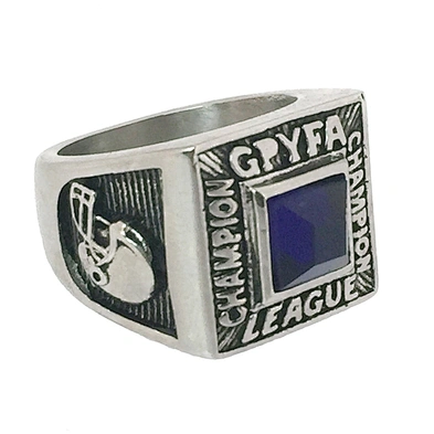 Eco-friendly men ring jewelry blue stone ss925 ring