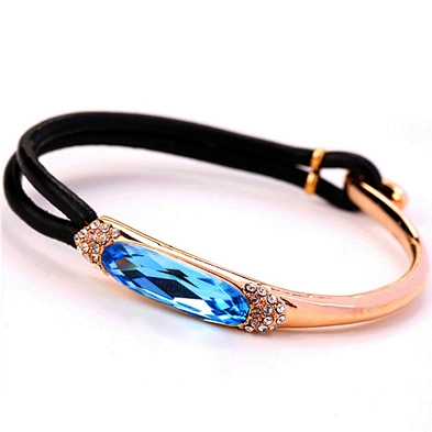 Wholesale Gold Woven With String Bangle Friendship Mens Diamonds Bracelet Jewelry Silver