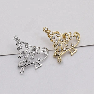 European and American Christmas tree wholesale brooch party dinner dress accessories