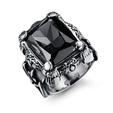Four Color Optional Blue Black Green Wine Glass Charm Rings Men Jewelry