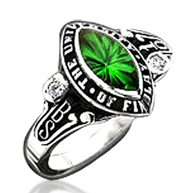 BS university graduation souvenir wholesale chinese gold rings