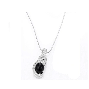 Round black stone costume jewellery from dubai