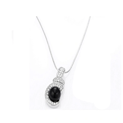 Round black stone costume jewellery from dubai