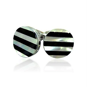 Luxury Oem Logo Metal Stainless Steel Brass Silver Cufflink Shirts