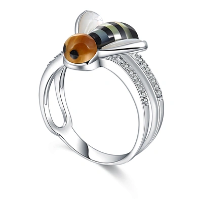 Men Gay Silver Animal Shaped Ring Wholesale Natural Stone Jewelry