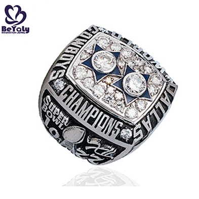 Gold plated enamel multi stone zircon ring for men