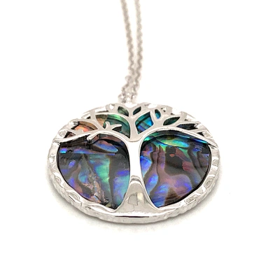 New Design Abalone Shell Necklace Hot Jewelry, Round Tree Of Life Necklace