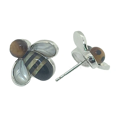 Tortoise shell resin jewelry silver s925 animal earring