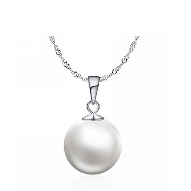 Simple design choker single real pearl pearl jewelry necklace price