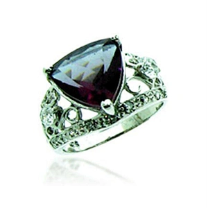 Men 925 sterling silver ring with ca stone, black tourmaline ring