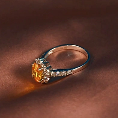 High quality silver gold gemstone rings for men and women