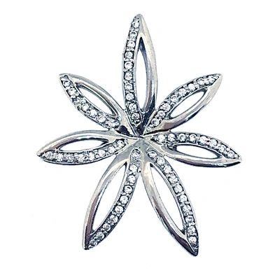 Elegant women nice seven leaf silver locket necklace