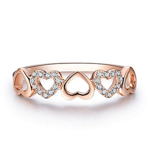 True love wait script sterling silver circle love symbol ring