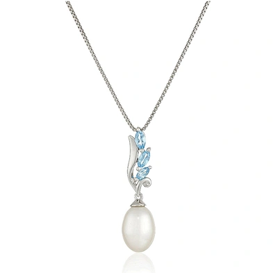 Flower With Multi Chain Design Silver Diy Pearl Necklace