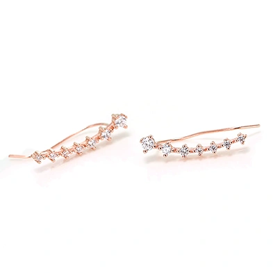 925 sterling silver row drill set with diamond stud, fashionable silver accessories wholesale female creative earrings