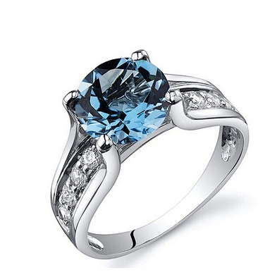 Natural cut artificial diamond stone jewelry emerald ring men
