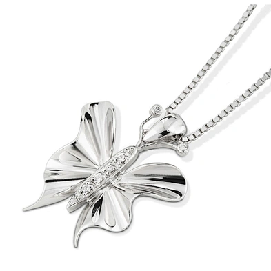 925 Sterling Silver Animal Charm Butterfly Pendant Jewelry Only Pendant