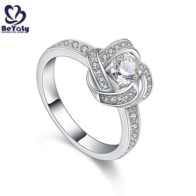 Wedding Ring Gold 18K Plating, Gold Plated Wedding Ring Set, 18K White Gold Ring Jewelry Women Wedding