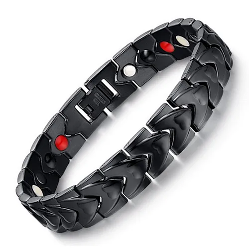 Men major stainless steel jewelry japanese magnetic bracelet bangle wholesale