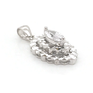 Unique Silver Special Silkworm Shape Distinct Unisex Alphabet Pendant Pendant