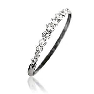 Refined cz inlaid best price bangkok silver bracelets