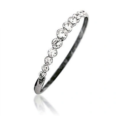 Refined cz inlaid best price bangkok silver bracelets