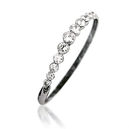 Refined cz inlaid best price bangkok silver bracelets
