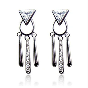 Korea old model earring material tube .999 fine silver jewelry bijoux