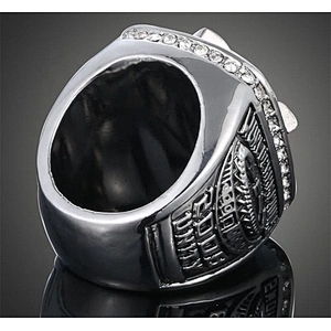 Fantasy custom cheap sport youth football champions ring